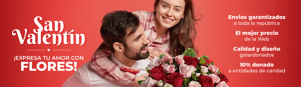 San Valentin envia flores y enamora